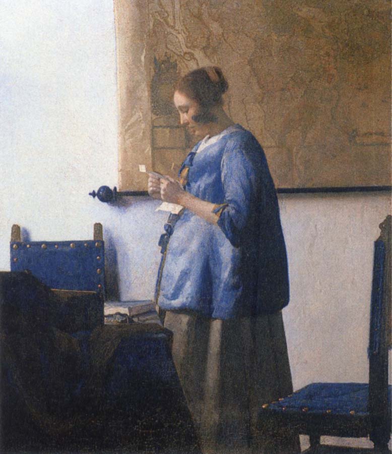 Woman Reading a Letter